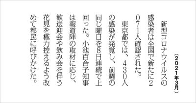 【校閲クイズ】東京の感染者数