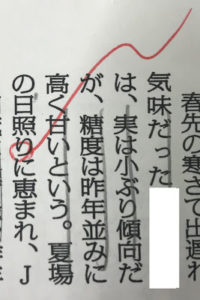 日照りに恵まれ