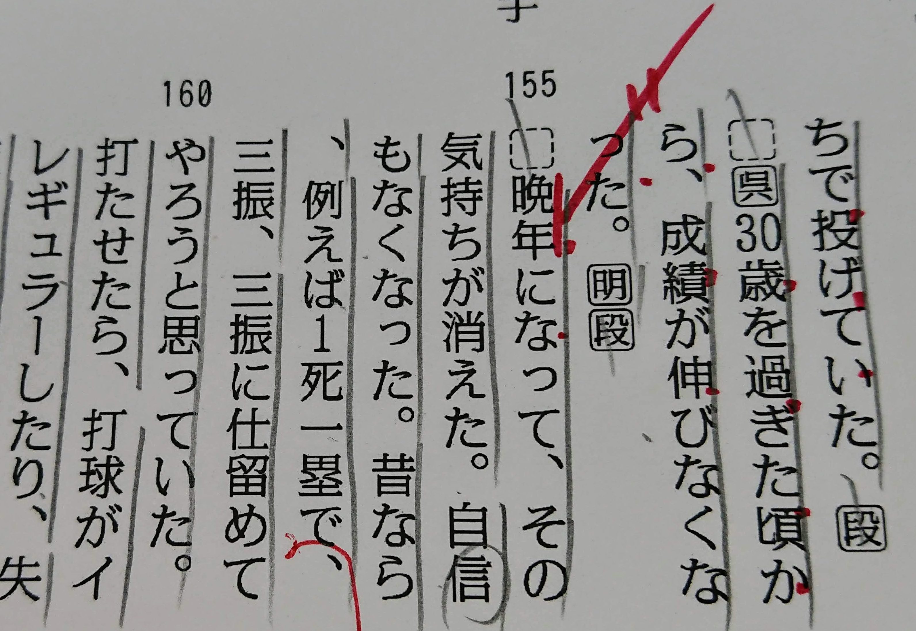 スポーツ選手の「晩年」