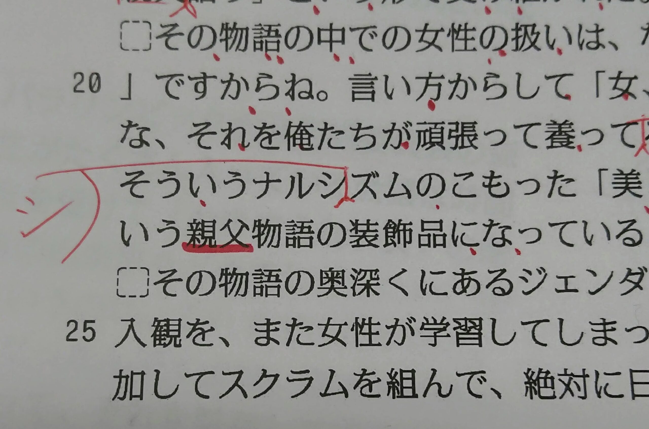 ナルシズム ナルシシズム 毎日ことば